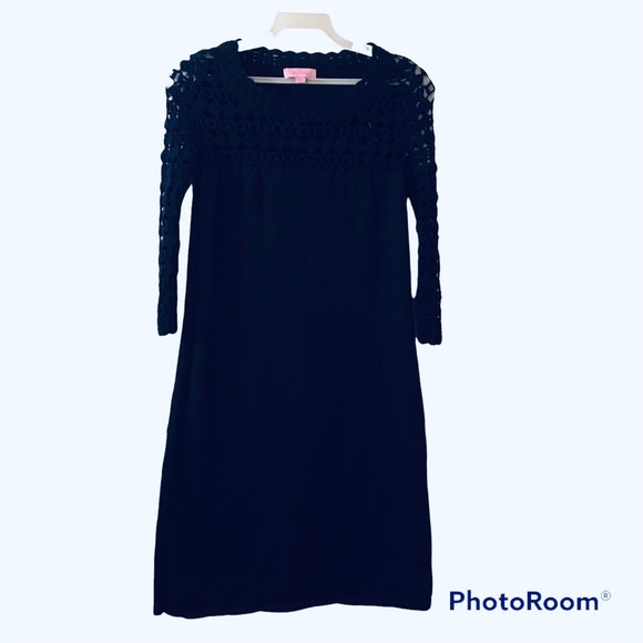 Lilly Pulitzer Kariana crochet soft wool dress XS - Picture 3 of 13
